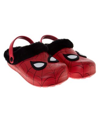 Toddler Marvel Avengers Spiderman Clogs Fuzzy, FleeceLined, and Warm Garden Shoes