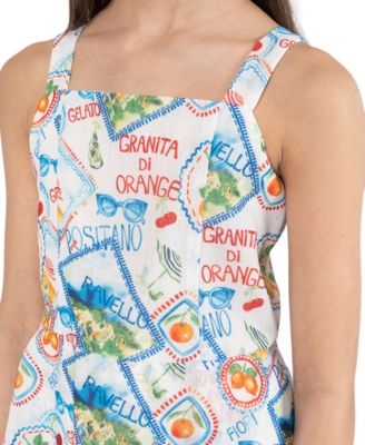 Girls' 7-16 Postcard Sleeveless Dress