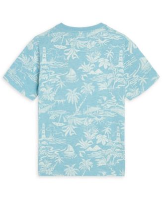 Boys' 4-7 Crewneck Printed T-Shirt