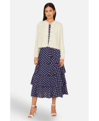 Women's Eyelash Knit Long Sleeve Cardigan