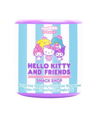 Capsule Sanrio Hello Kitty and Friends Surprise Blind Toy Squishy Collectible Figurine SquiSHU Series 7 Latte Bear - 1 Pc Mystery
