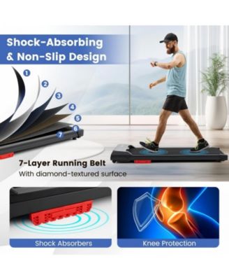 2.5HP Under Desk Treadmill with Remote Control and LED Display