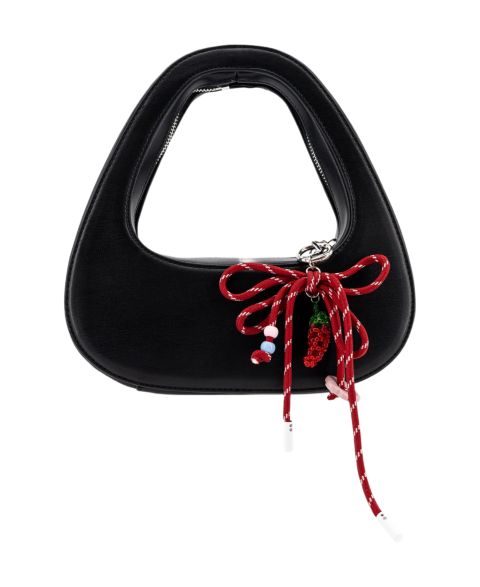 Женский клатч LIKE DREAMS The Halo Bow Small Clutch Handbag, цвет: Чёрный