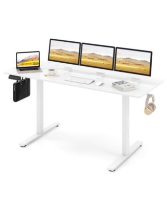 63 in Electric Standing Desk with 3 Memory Heights and LED Display