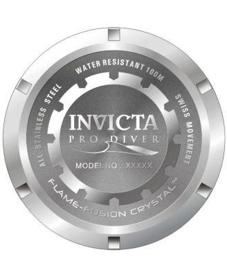 Men's 11451 Pro Diver Quartz Chronograph Silver Dial Watch