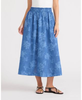 Women's Pull-On Maxi Skirt with Side Pockets