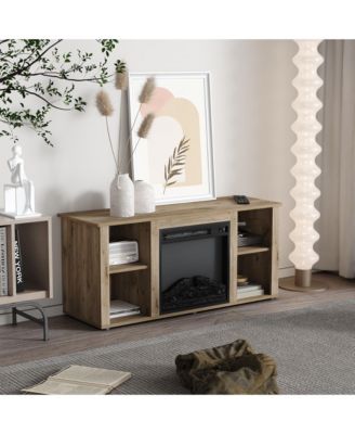 Modern Electric Fireplace TV Stand for TVs Up to 55"