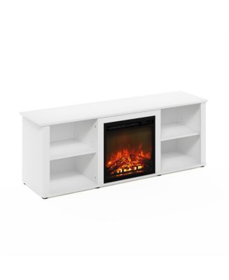Modern Fireplace TV Stand for TVs up to 65" with 1400W Electric Fireplace