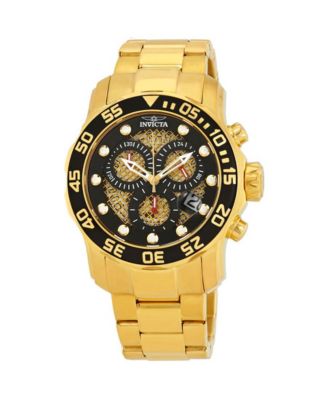 Men's 19837 Pro Diver Quartz Chronograph Dial Watch