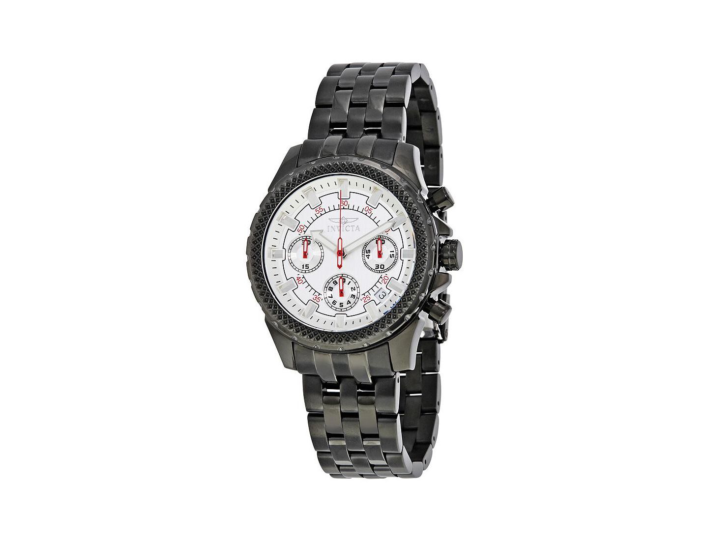 Мужские часы Invicta 7169 Signature Quartz Chronograph Dial, цвет: Чёрный — фото 1