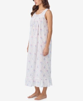 Women's Sleeveless Swiss Dot Ballet Nightgown