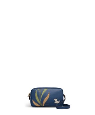 Among The Trees Small Leather Ziptop Crossbody Bag