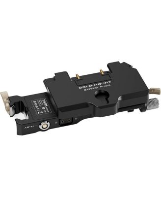 Power Pass-Through Plate with Gold Mount Battery Plate for DJI Ronin, Black