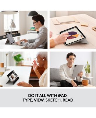 Combo Touch Keyboard Case for iPad Pro 11" (1st-4th Gen), Detachable Backlit Keyboard, Trackpad, Sand