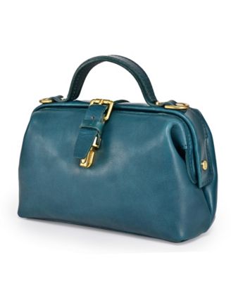 Doctor Small Leather Crossbody Satchel Bag