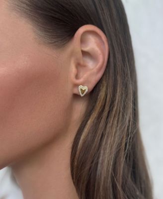 Gold 3-Piece Stud Earrings Set