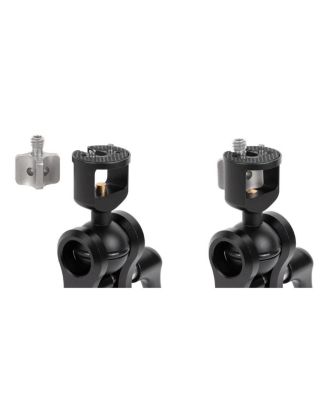 Universal Ultra Arm 3" Monitor Mount with Combo 1/4-20 and 3/8-16 Screw Knob