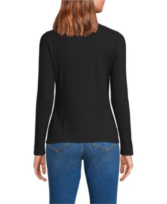 Women's Long Sleeve Micro Rib Button Through Cardigan