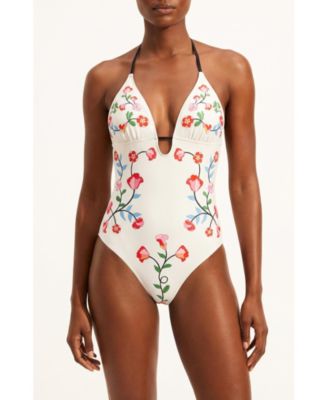 Women's Noir Bloom Reversible One Piece Swimsuit
