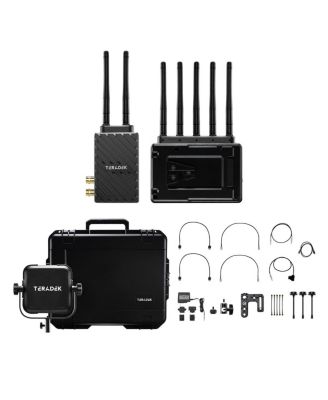Bolt 6 LT 1500 3G-SDI/HDMI Wireless Transmitter and Receiver Deluxe Kit, V-Mount, 1500' Range