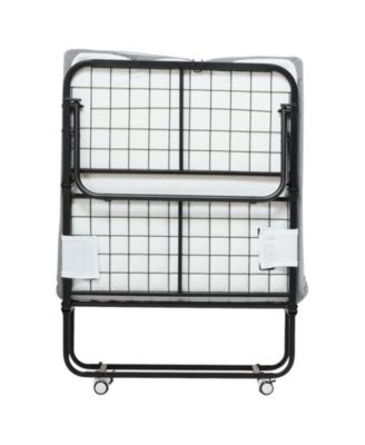 Rollaway Bed, 31" x 75", Foldable Bed with 4" Mattress, for Adults and Guests