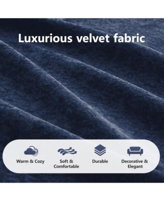 Luxury 80" Modular Velvet Loveseat, 2-Seater Tufted Sectional Couch with 32D Sponge Cushion and Bottom Anti-Slip Design for Home Living Room