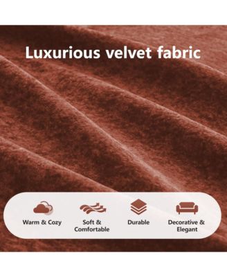 80" Velvet Modular Loveseat Sofa, 2-Seater Tufted Couch with 32D High-Density Sponge and Anti-Slip Bottom for Living Room