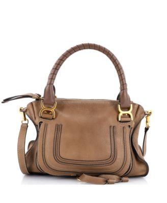 Medium Marcie Satchel Leather