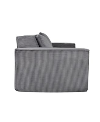  63-Inch 2-Seat Corduroy Loveseat Sofa Couch for Living Room