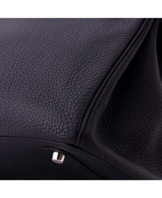 Birkin 30 Handbag Black Togo with Palladium Hardware