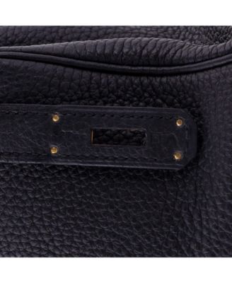 Pre-Owned HERMES Birkin 30 Handbag Black Togo with Gold Hardware