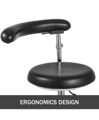 Medical Dental Stool, PU Leather Chair, Adjustable Height for Dentist Office