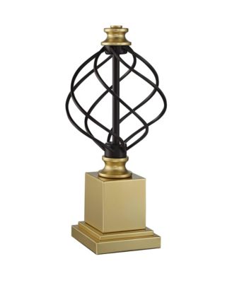 Traditional Table Lamps Tall Set of 2 Metal Empire Open Cage Pedestal Living Room Bedroom House Bedside