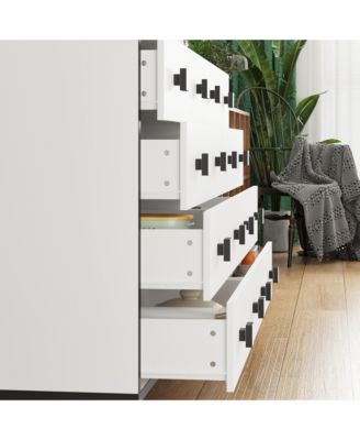 63" 8-Drawer Bedroom Dresser , Modern Chest of Drawers