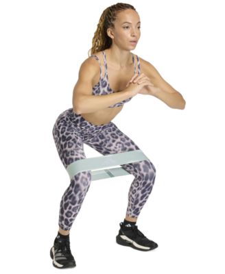 Women's Optime Leopard Strappy Light Support Bra