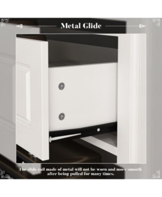 Modern 6-Drawers Wood Chest of Drawer Dresser, bedroom nightstand, wooden end table