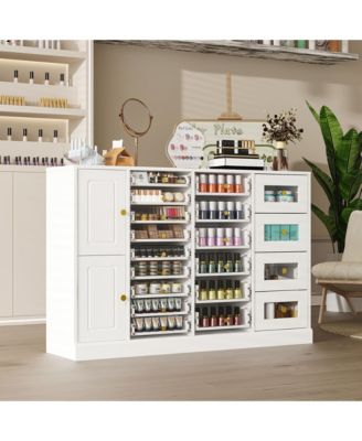 19 Drawers Dressers, Nail Table, Makeup Table, Cosmetics Counter