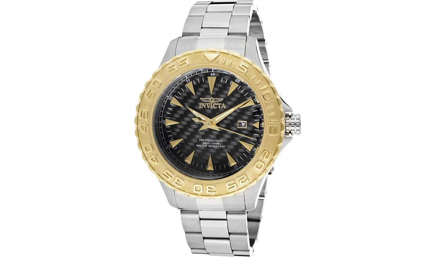 Мужские часы Invicta 12556 Pro Diver Quartz Dial, цвет: Серебряный — фото 1
