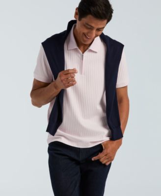 Men's Quarter-Zip Polo Shirt 