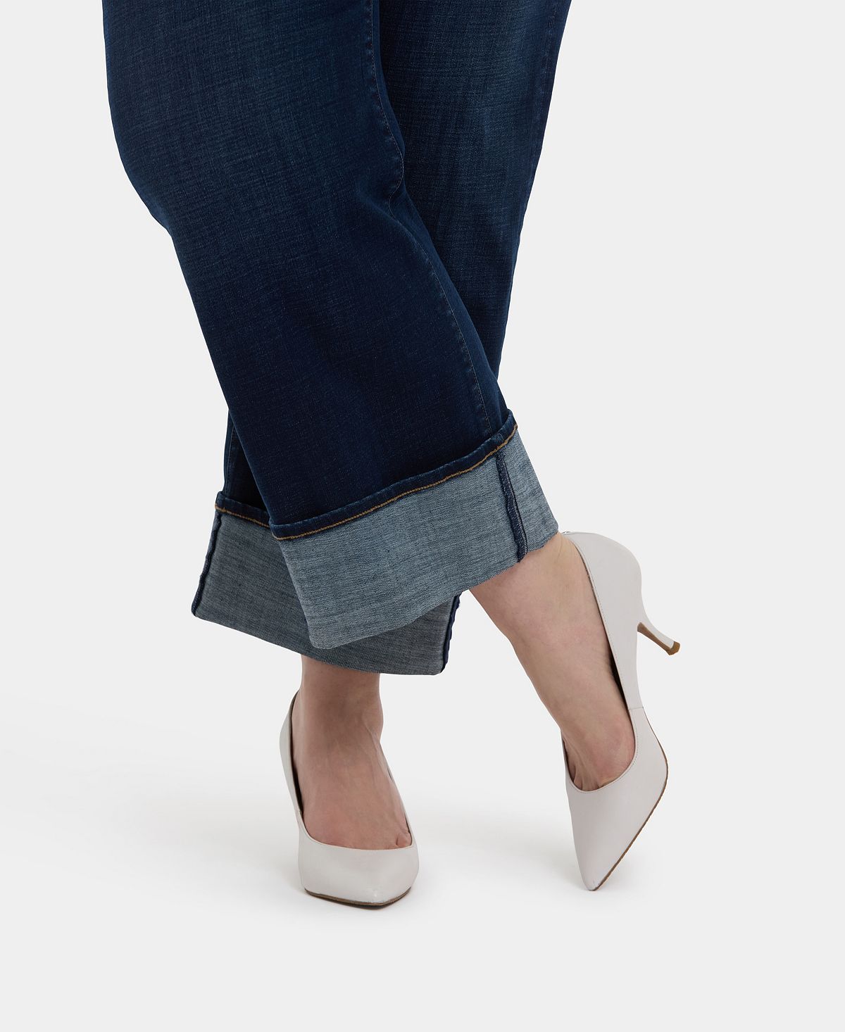 NYDJ Plus Size Teresa Wide-Leg Jeans view 4 — MAYCSS fashion products