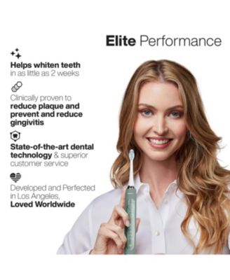 Elite Rechargeable Electric Toothbrush Set - ADA Accepted, 5 Modes, Travel Case, 8 Brush Heads