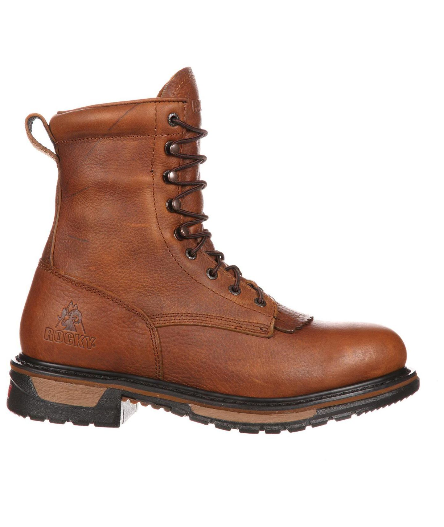 Мужские ботинки ROCKY Original Ride Lacer Waterproof Western, цвет: Рыжевато-коричневый — фото 2