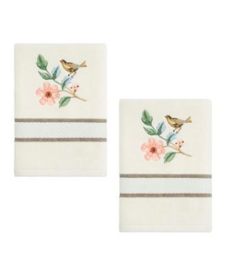 Pretty Birds 2-Pack Hand Towel Set