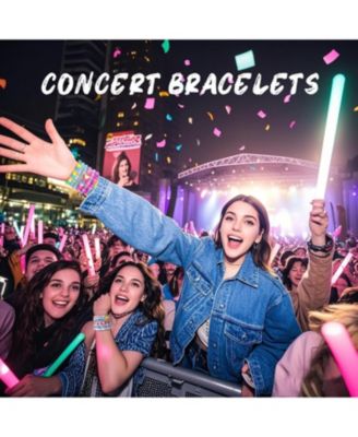 1250pcs Friendship Bracelet Kit Pony Kandi Beads Nylon Thread Diy Craft