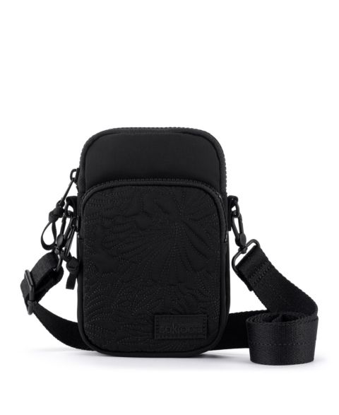 Женская сумка Sakroots Koa Smartphone Crossbody, цвет: Чёрный