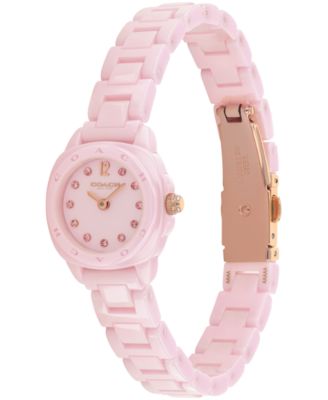 Women's Kitt Pink Ceramic Bracelet Watch, 21mm