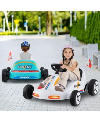 12V Electric Go Kart for Kids with Remote Control and Music