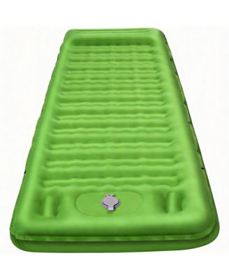 Camping Sleeping Pad Thick Mat Pillow Foot Pump Inflatable Camping Outdoor Recreation Gear