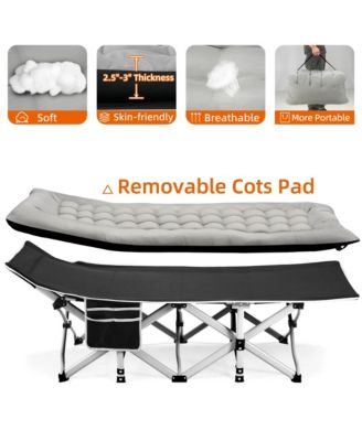 Camping Sleeping Cots Folding Bed Mattress Camping Outdoor Recreation Gear