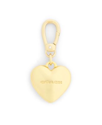 Gold Collectible Signature Sculpted C Heart Jewelry Charm